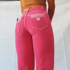 Vintage Pink Guess Jeans